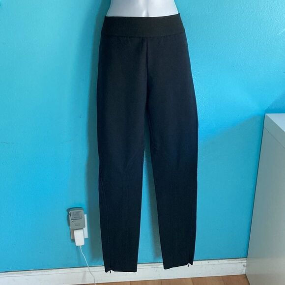 Stella McCartney Womens Black Fitted Dress Pants Size XS  Rear Zip & at Ankle - Picture 1 of 13